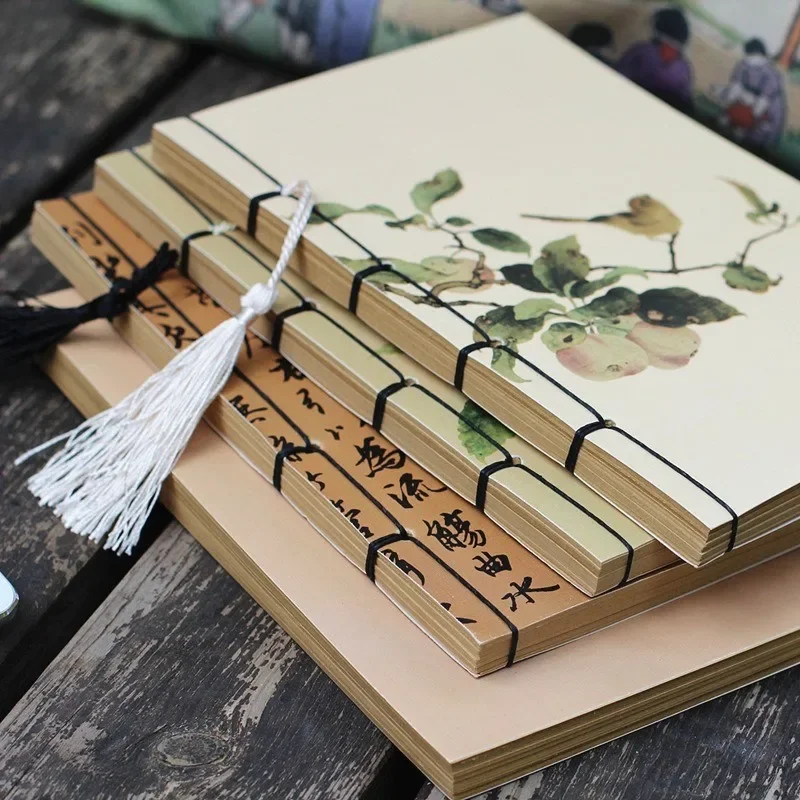 Graph Paper Pad - Chinese Retro Personal Diary Notebook Antique
