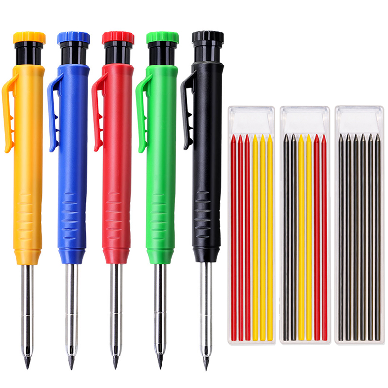 Mechanical Pencil Lead - Solid Carpenter Pencil Set Woodworking Tools