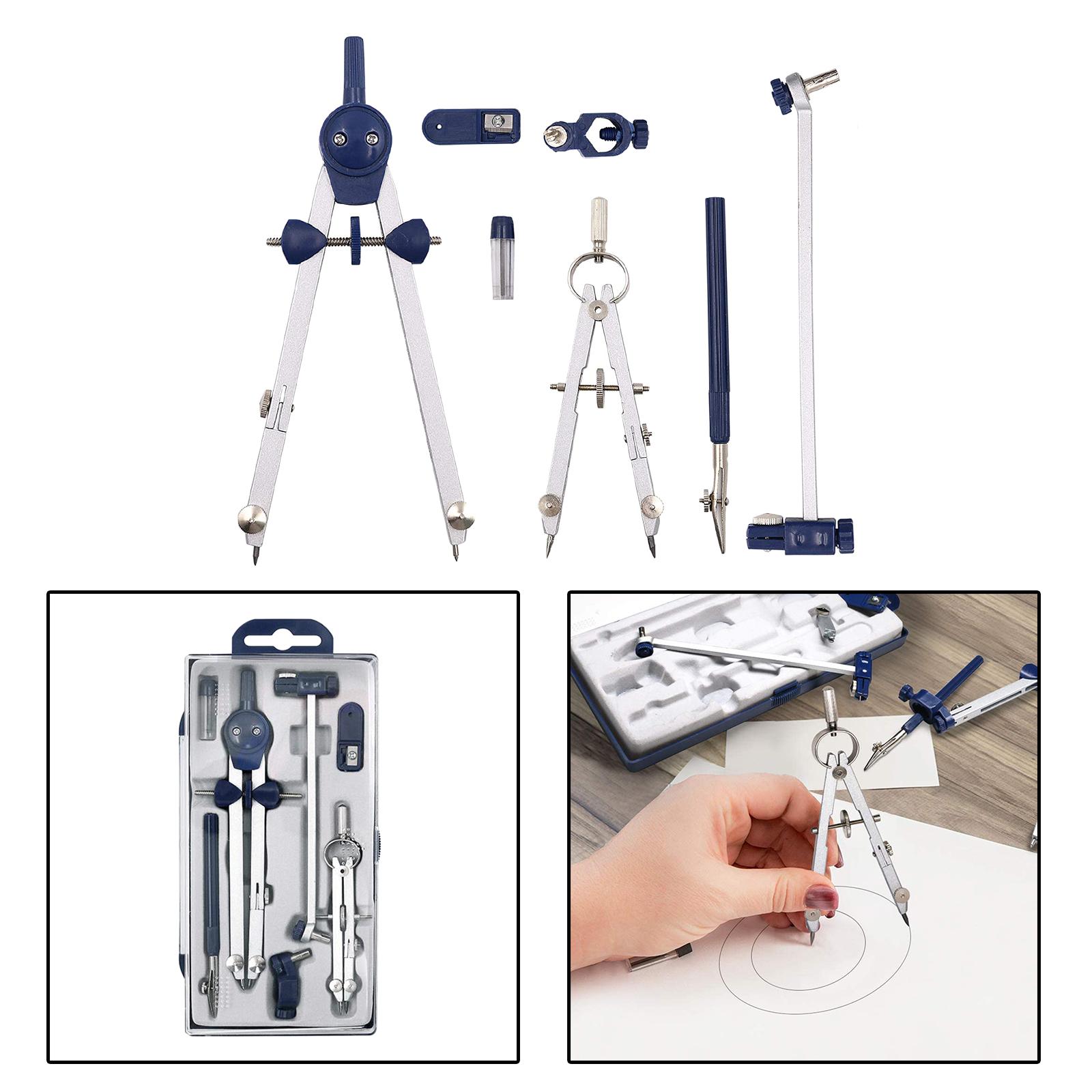 Compass Geometry Set - 7Pcs Geometry Set , Geometry Precision