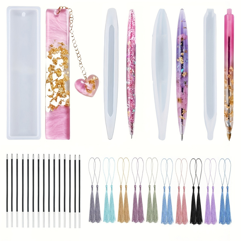 Stationery Warehouse - 39Pen and bookmark silicone mold/Tassel，Mold for