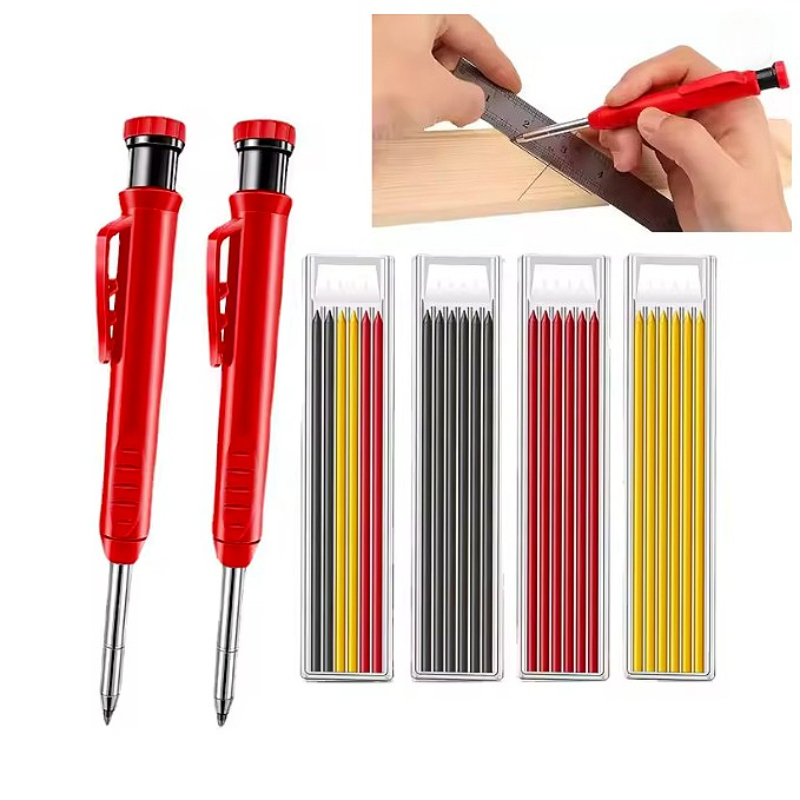 Mechanical Pencil Lead - Solid Carpenter Pencil Set Woodworking Tools
