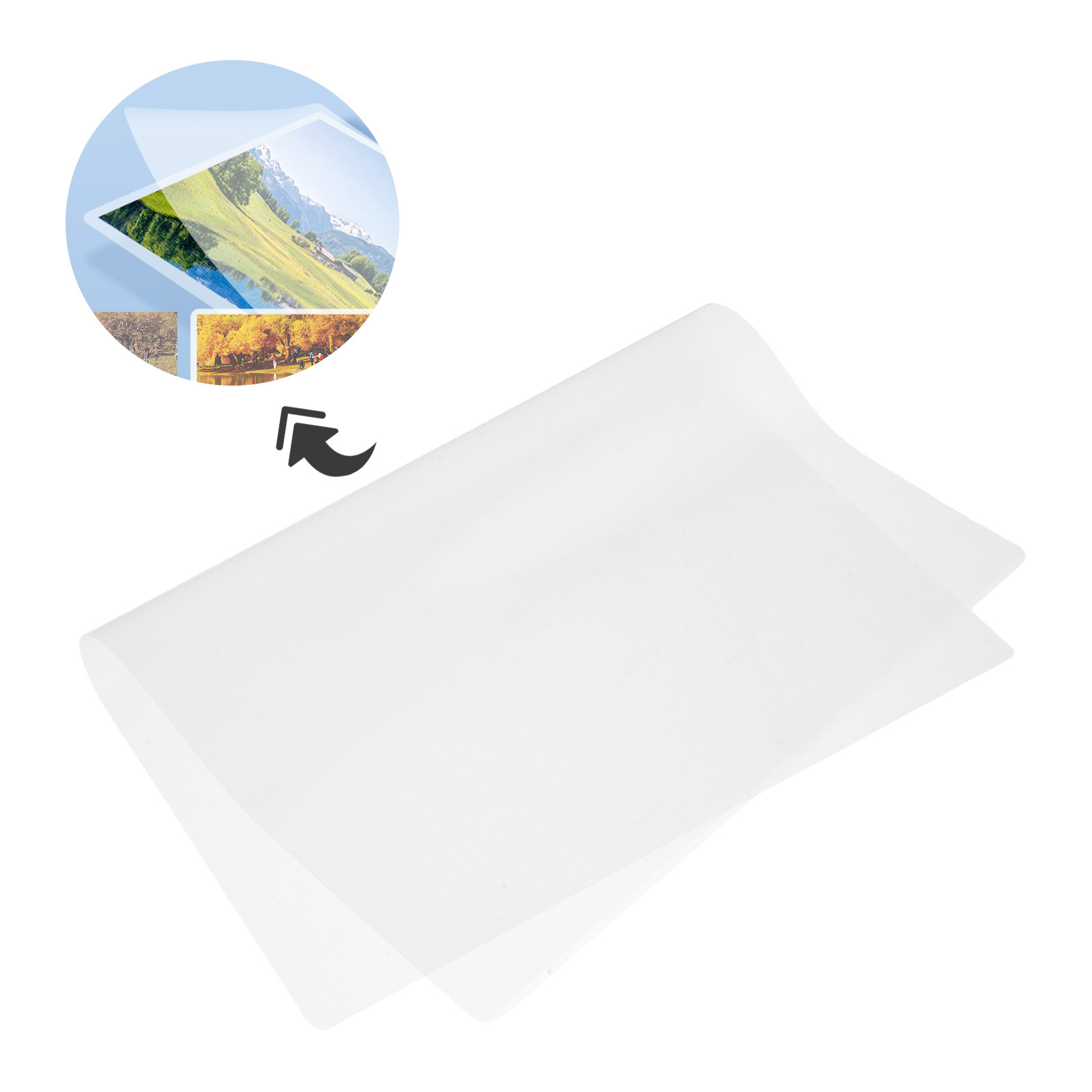 Document Laminator Pouch - 100Sheets A4 Laminating Pouches Premium Protective