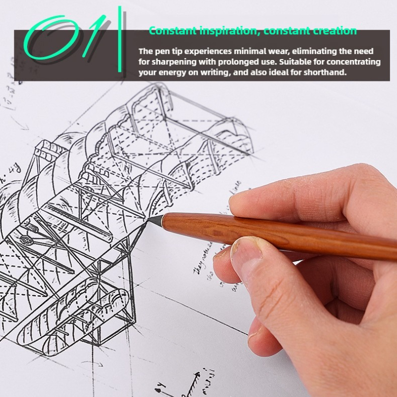Wooden Eternal Pencil No Sharp - Office Stationery And Supply ulasan dan harga