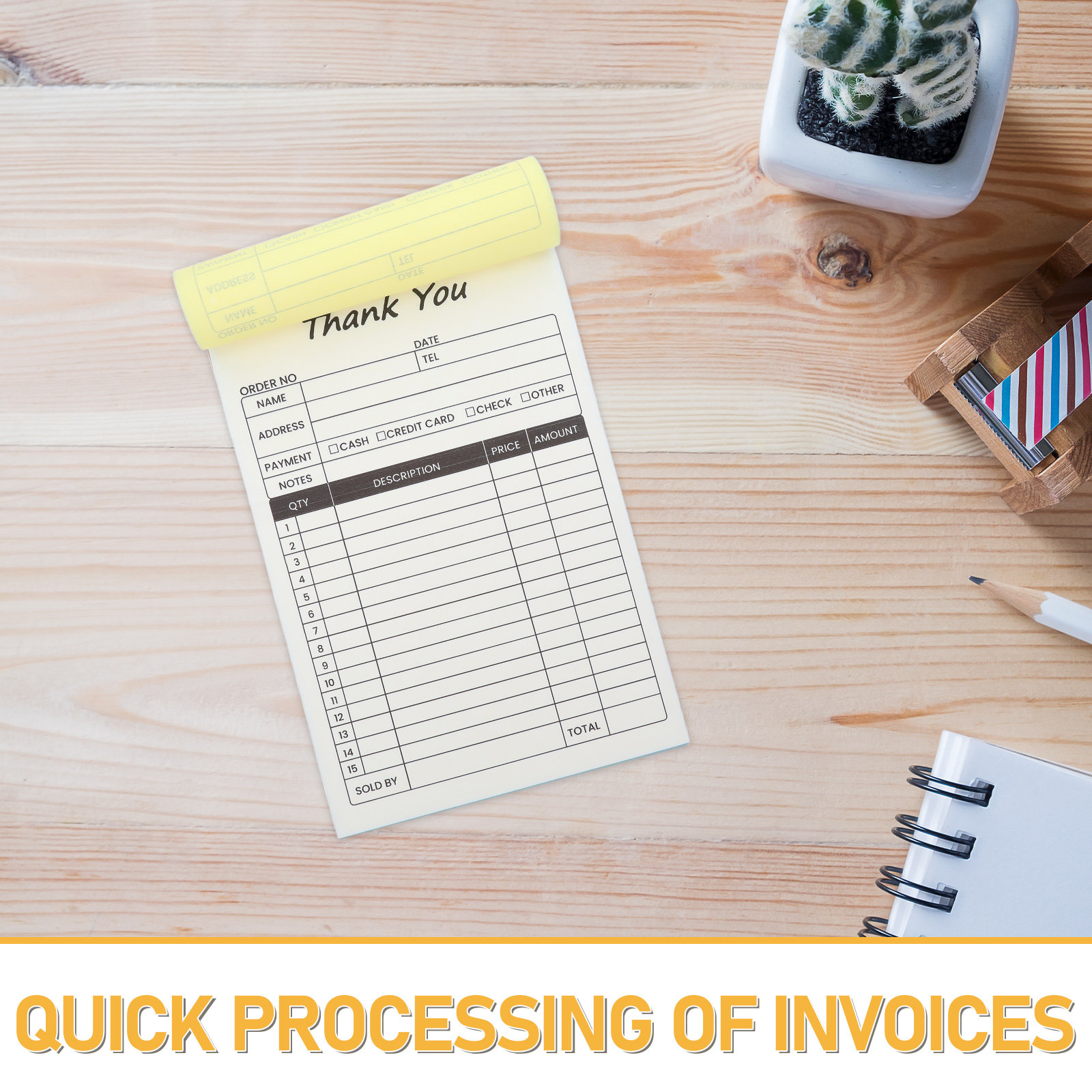 2Pcs Carbon Copy Receipt Book  - Carbon Copy Book ulasan dan harga