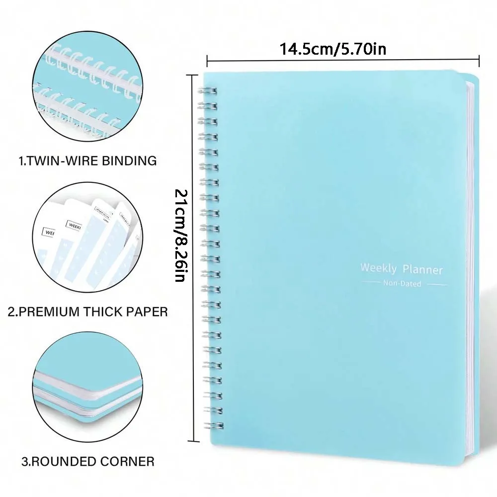 A5 Weekly Planner Coil Daily P - Planner Weekly Budget ulasan dan harga