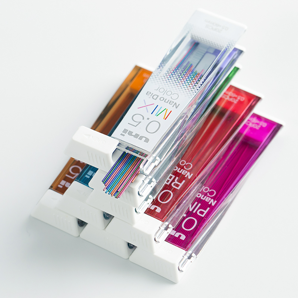 Japan Uni Nano Dia Color 202ND - Mechanical Pencil Lead ulasan dan harga