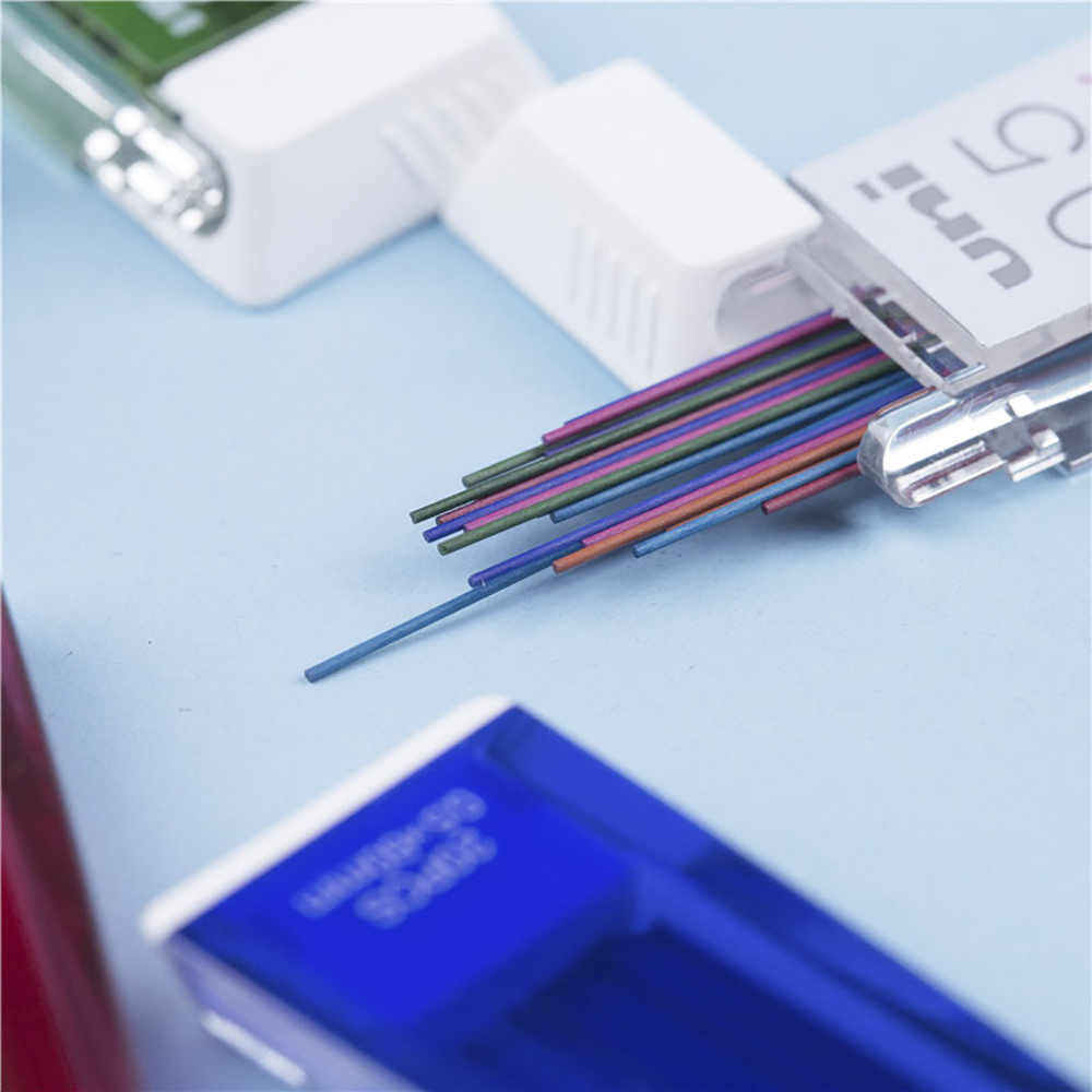 Japan Uni Nano Dia Color 202ND - Mechanical Pencil Lead ulasan dan harga