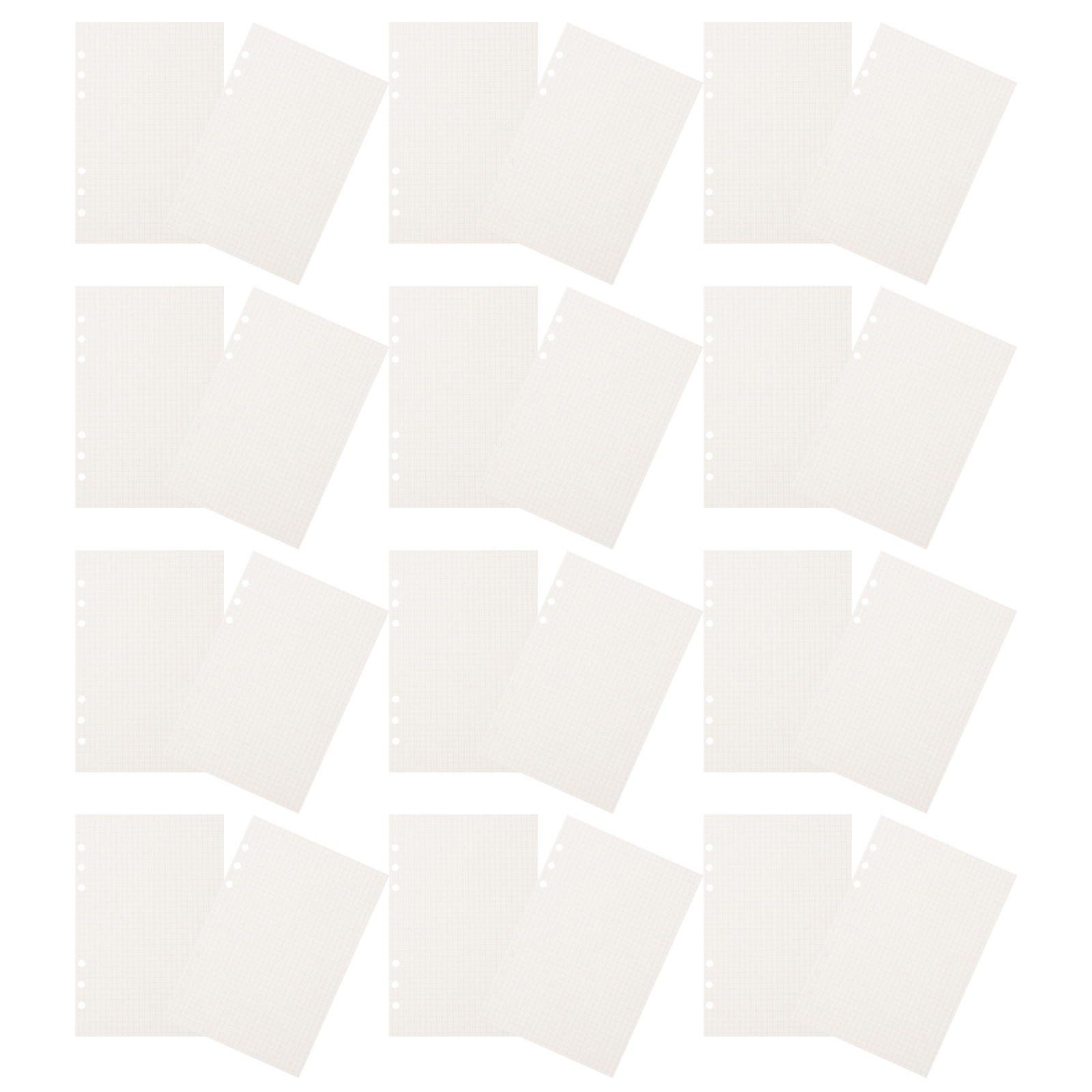 225Pcs A5 6 Hole Planner Refil - Planner Weekly Budget ulasan dan harga