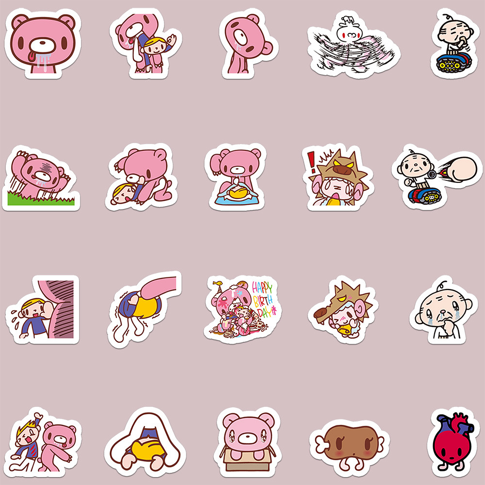 40pcs Cartoon Gloomy Bear & CH - Memo Pad Sticky ulasan dan harga