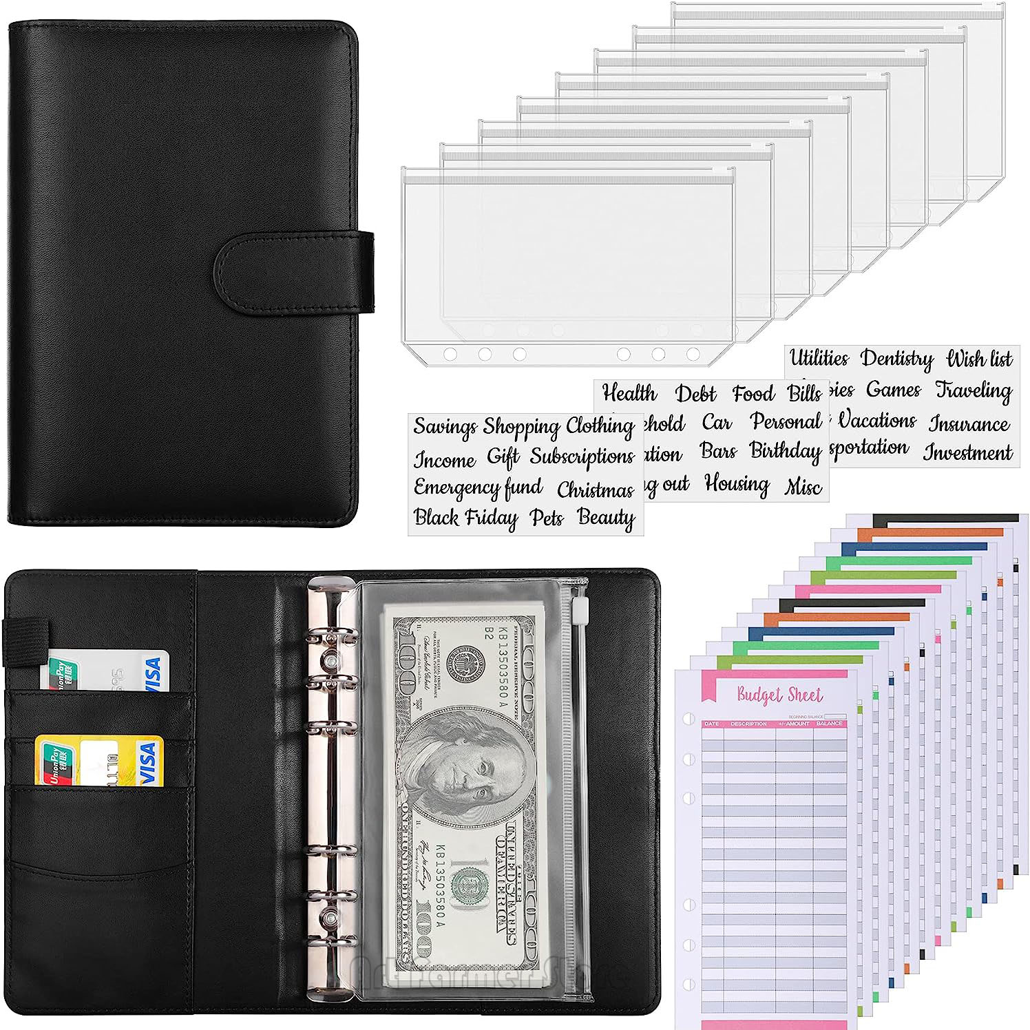 A6 Budget Binder with Cash Env - Planner Weekly Budget ulasan dan harga