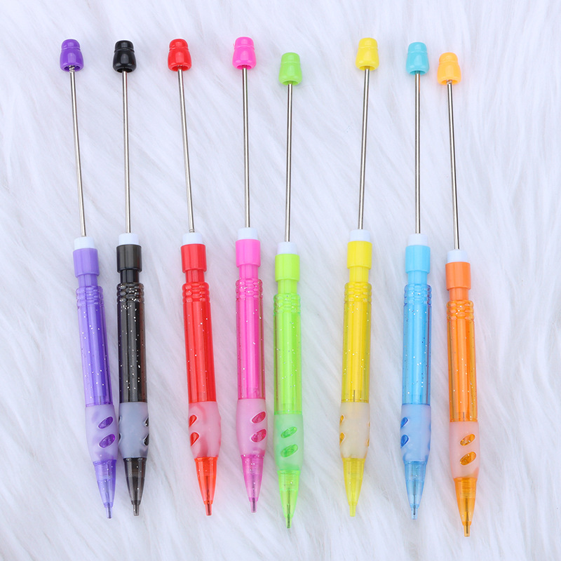 9Pcs DIY Beaded Pencil for Stu - Mechanical Pencil Lead ulasan dan harga