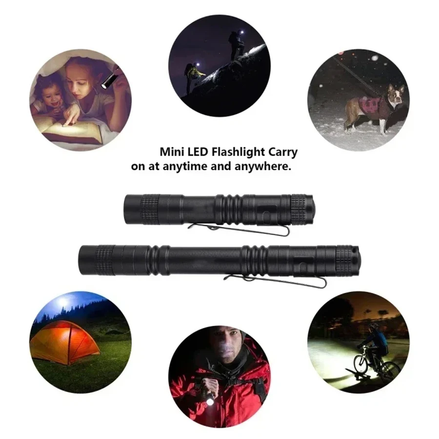 Mini Portable LED Flashlight P - Stationery Supply ulasan dan harga