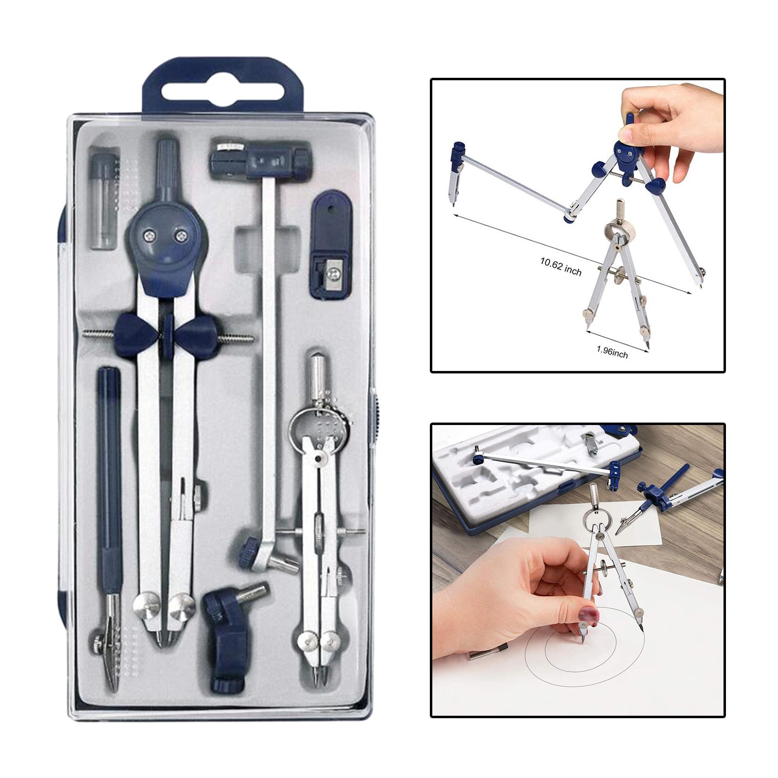 7Pcs Geometry Set , Geometry P - Compass Geometry Set ulasan dan harga