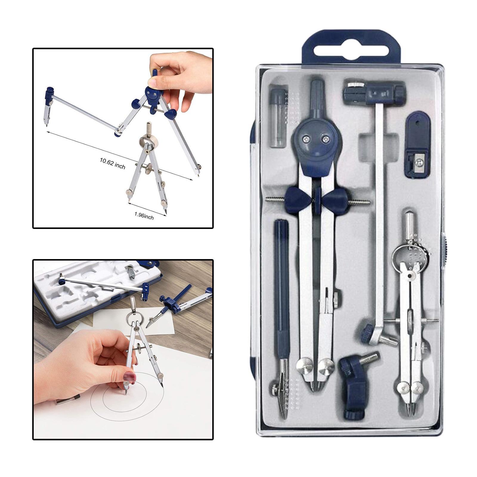 7Pcs Geometry Set , Geometry P - Compass Geometry Set ulasan dan harga