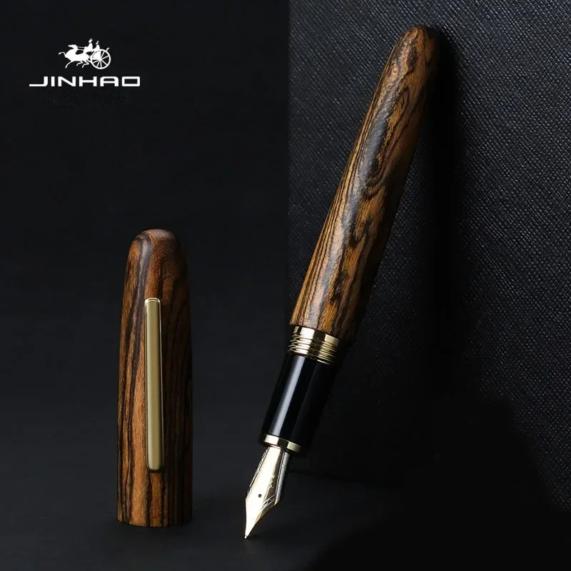 Jinhao 9056 Natural Wood Handm - Stationery Supplies Business ulasan dan harga