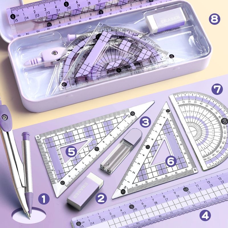 Professional Compass and Ruler - Compass Geometry Set ulasan dan harga