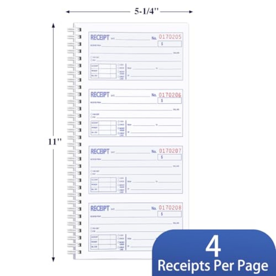 2 Pack Receipt Books with Carb - Carbon Copy Book ulasan dan harga