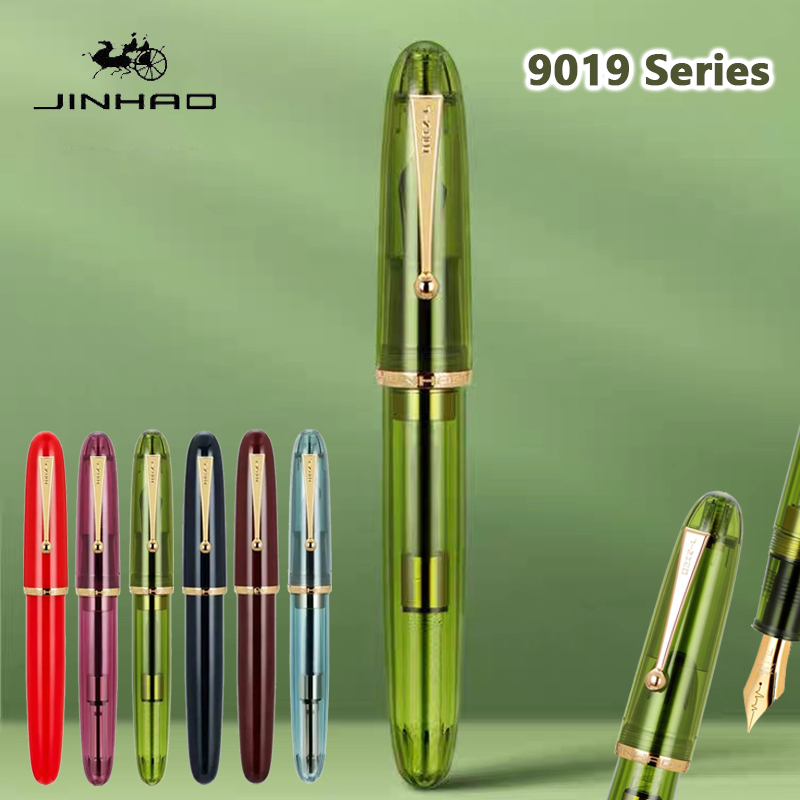 Jinhao 9019 Fountain Pen Trans - Stationery Supplies Business ulasan dan harga