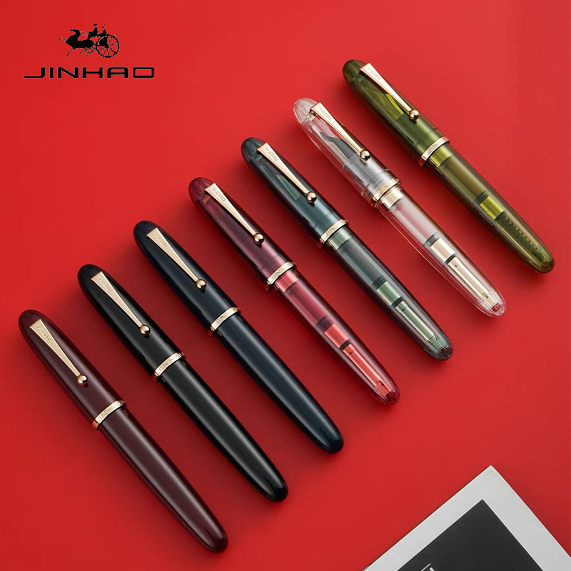 Jinhao 9019 Fountain Pen Trans - Stationery Supplies Business ulasan dan harga