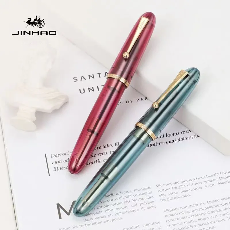 Jinhao 9019 Fountain Pen Trans - Stationery Supplies Business ulasan dan harga