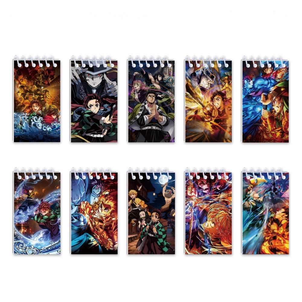10PCS Demon Slayer Notepads. S - Office Stationery And Supply ulasan dan harga
