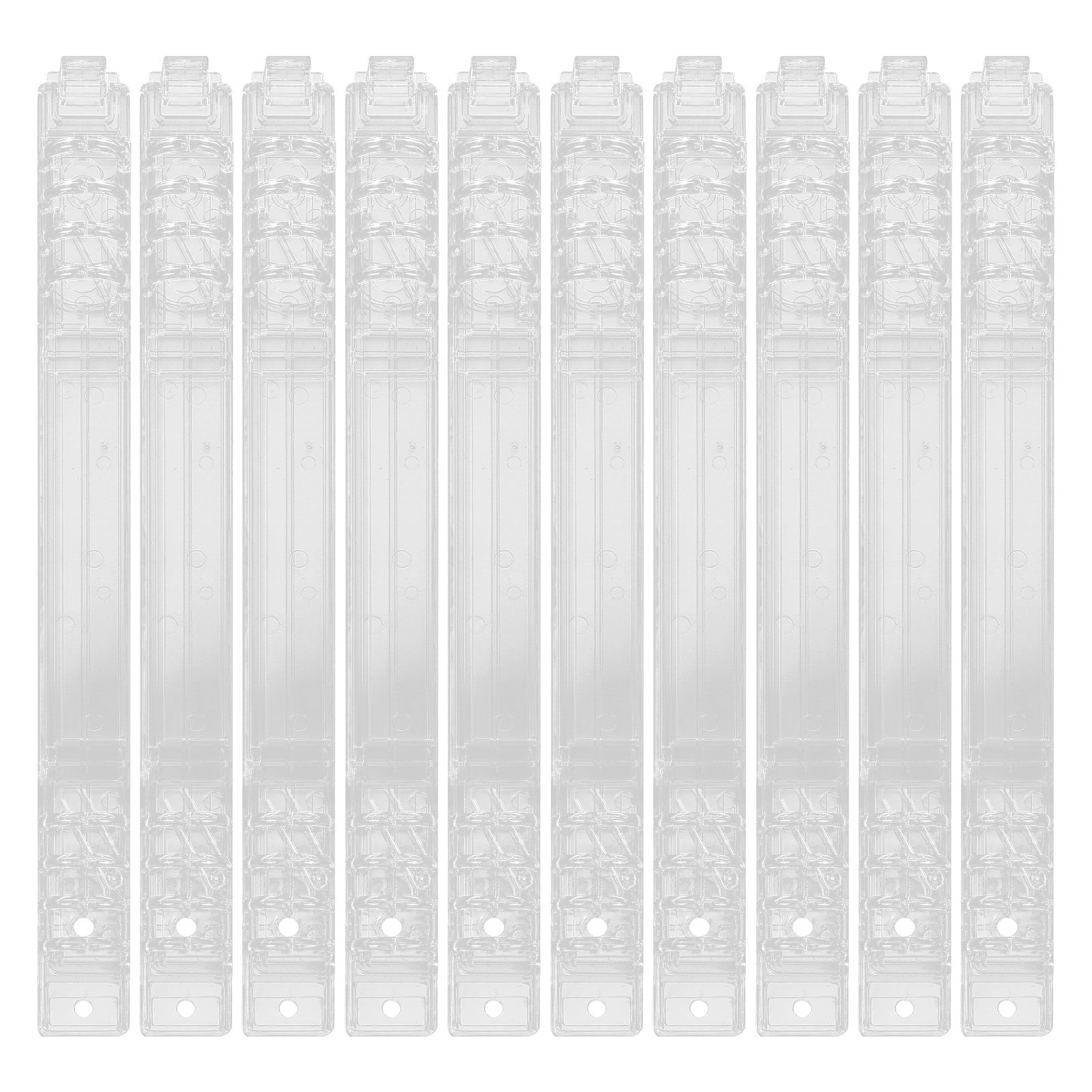 10Pcs Loose Leaf Binder Rings  - Binding Comb Plastic ulasan dan harga