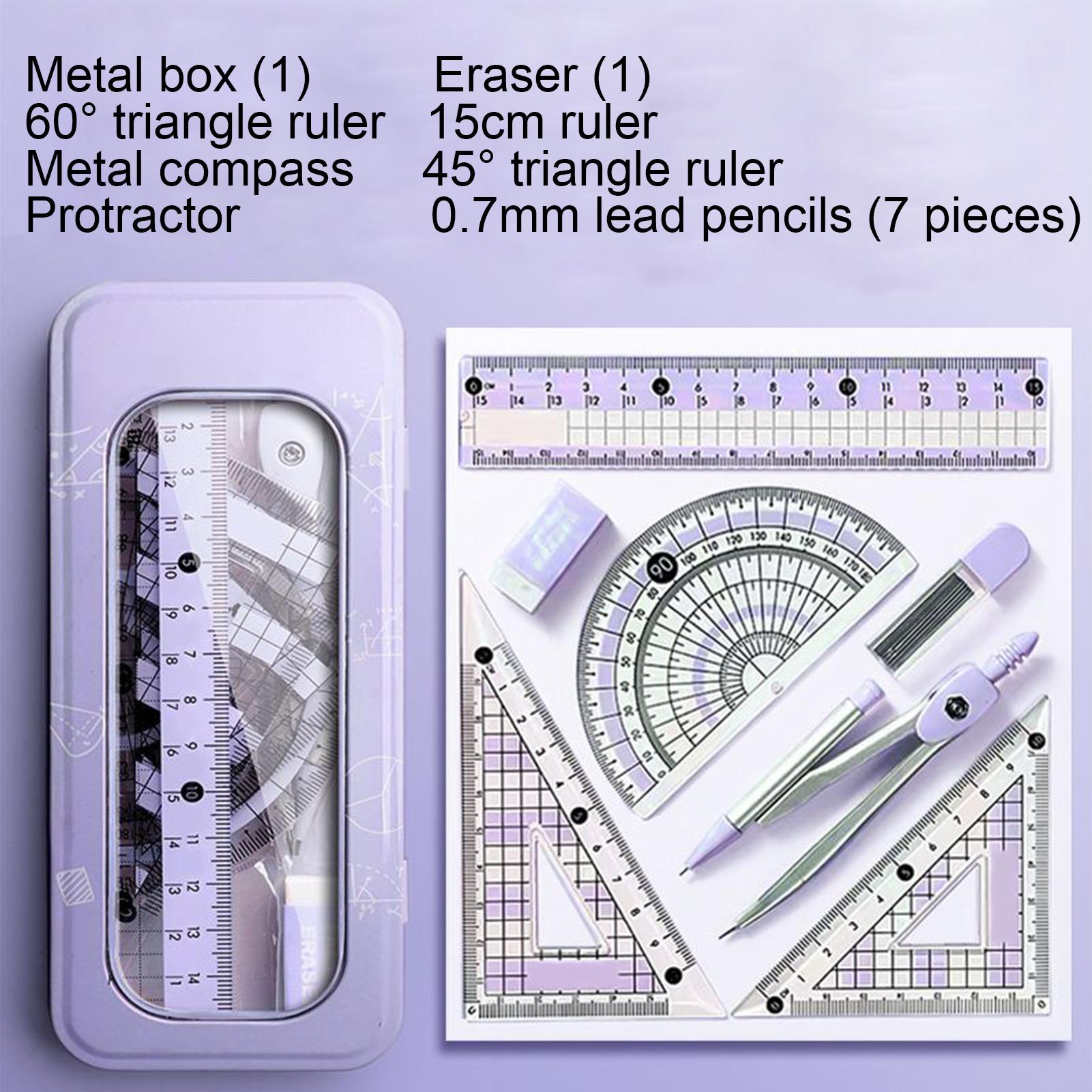 Geometry Set For Students Geom - Compass Geometry Set ulasan dan harga