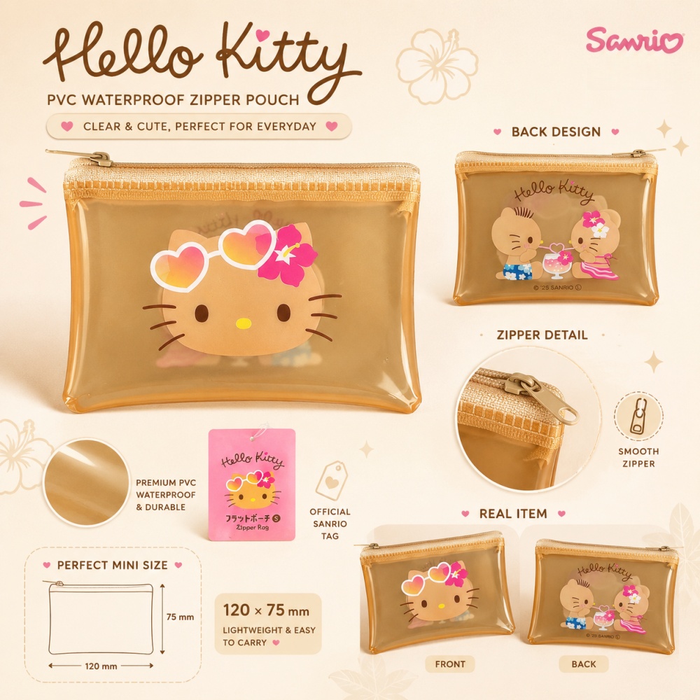 Genuine Sanrio Tanned Hello Ki - Tan Stationery & Office Supply ulasan dan harga