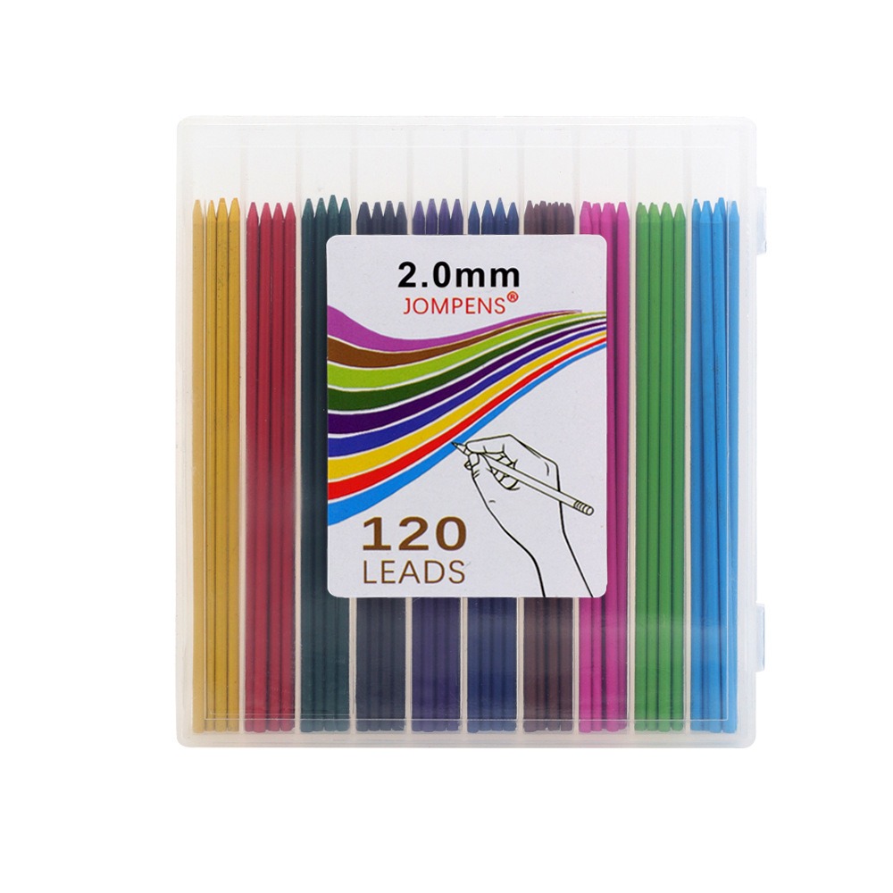 120pcs 2.0mm Lead Pencil Refil - Mechanical Pencil Lead ulasan dan harga