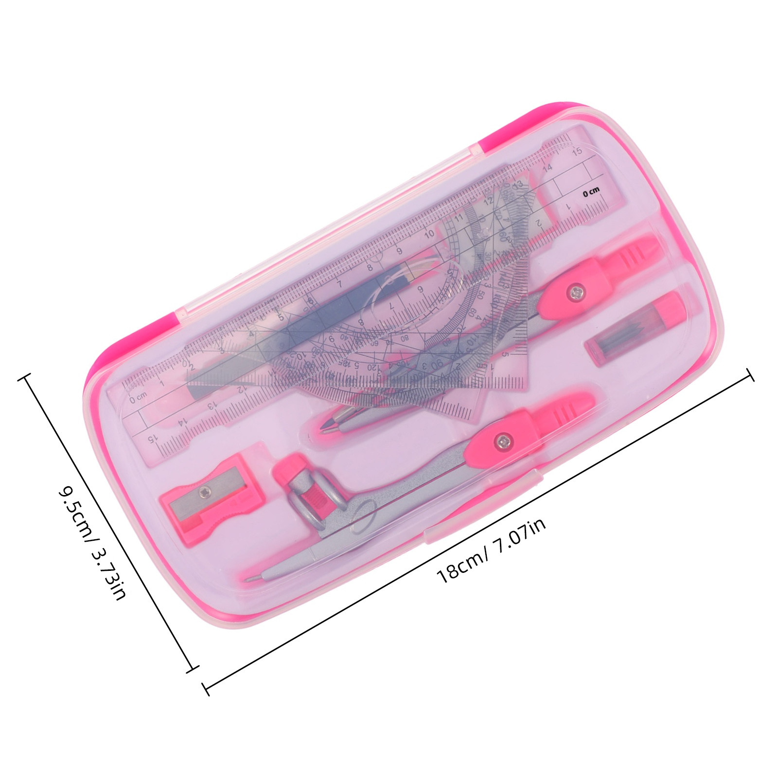 1Set Lightweight Portable Comp - Compass Geometry Set ulasan dan harga