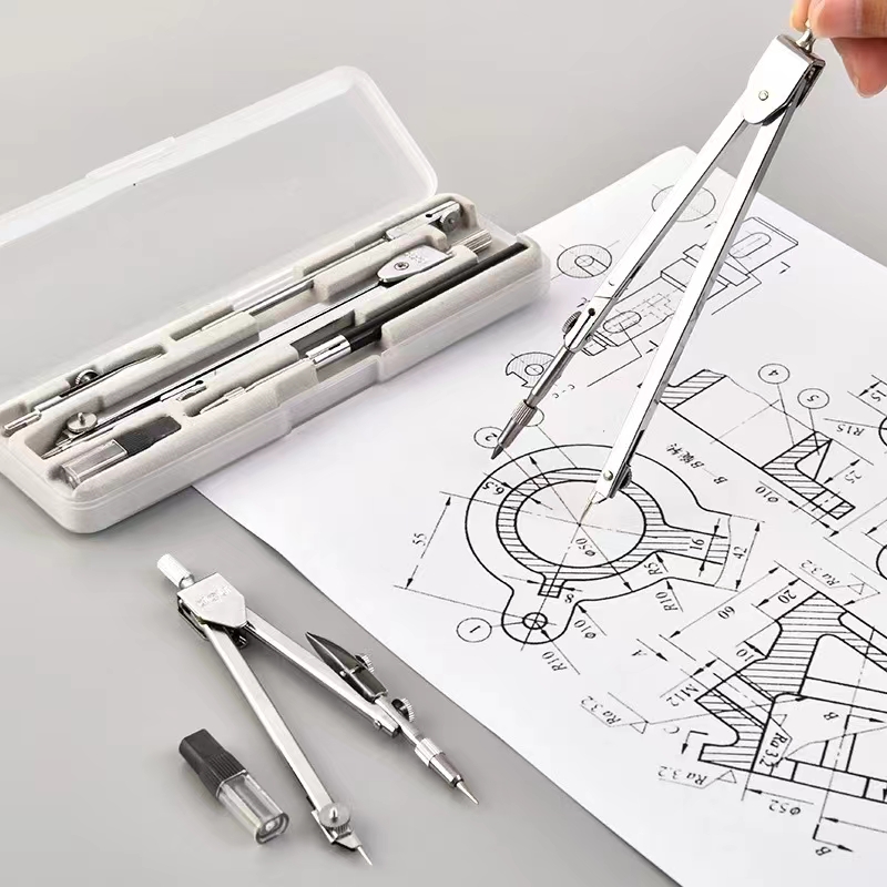 Stainless Steel Drafting Set D - Compass Geometry Set ulasan dan harga