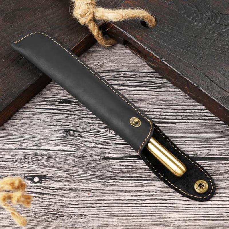 1pc Pen Bag Leather Packaging  - Stationery Supplies Business ulasan dan harga