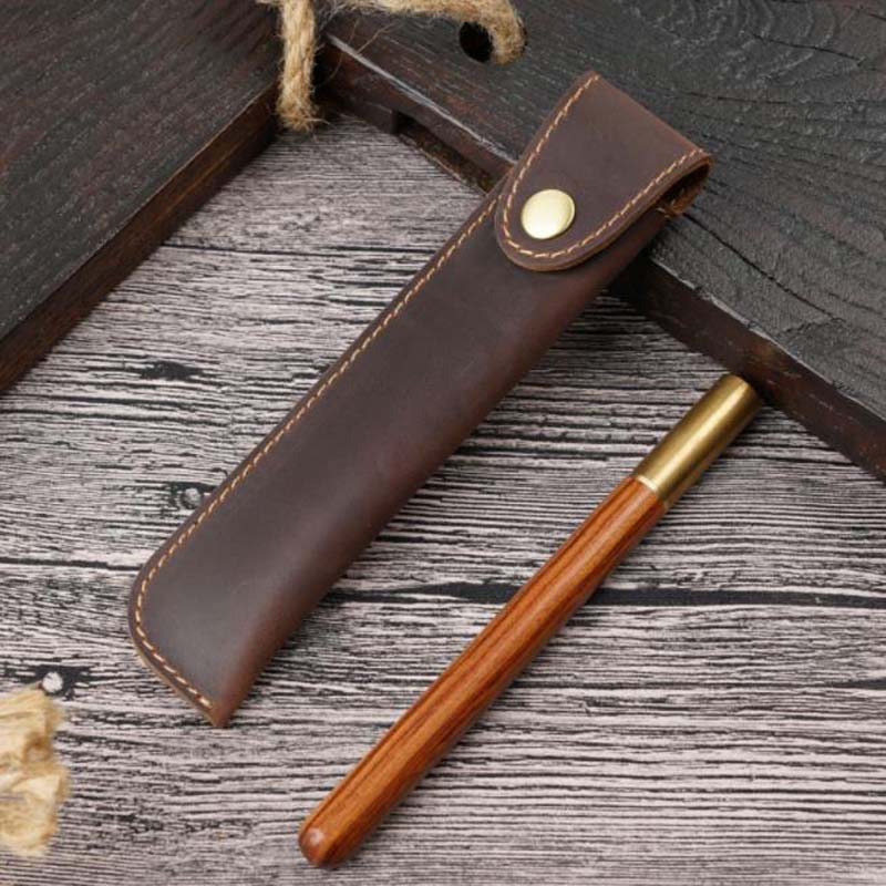 1pc Pen Bag Leather Packaging  - Stationery Supplies Business ulasan dan harga