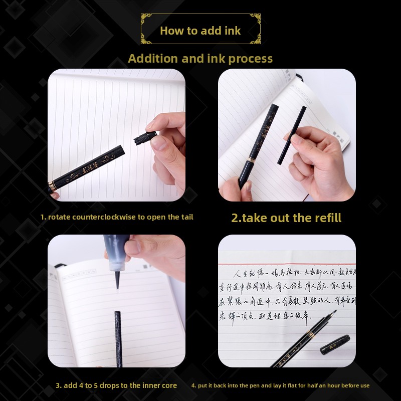 4PCS/SET Calligraphy Art Marke - Office Stationery And Supply ulasan dan harga