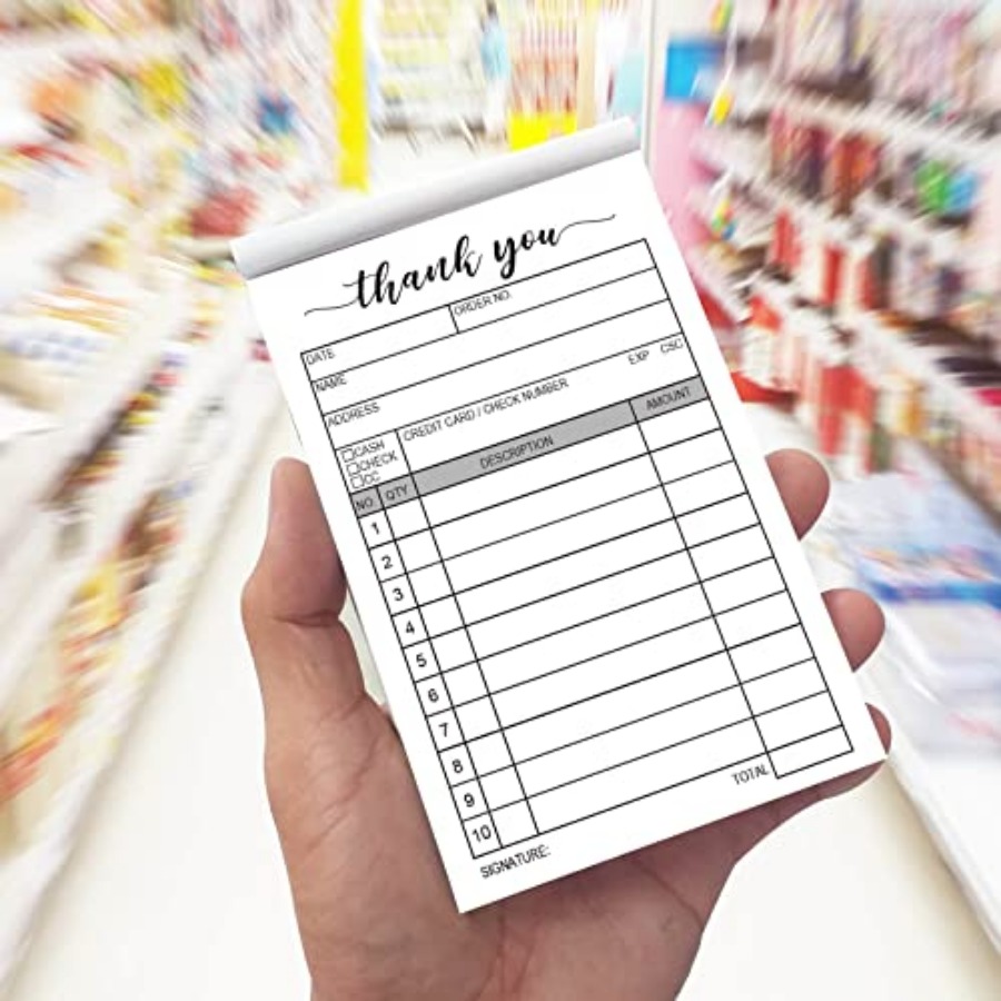 Thank You Receipt Book, 2 Pack - Carbon Copy Book ulasan dan harga