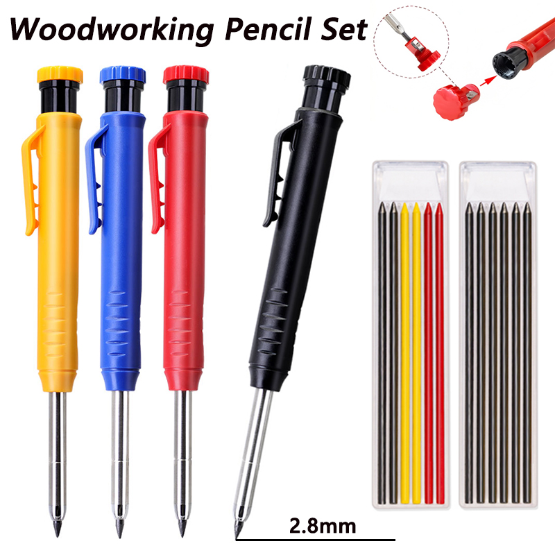 2.8mm Long Headed Solid Carpen - Mechanical Pencil Lead ulasan dan harga