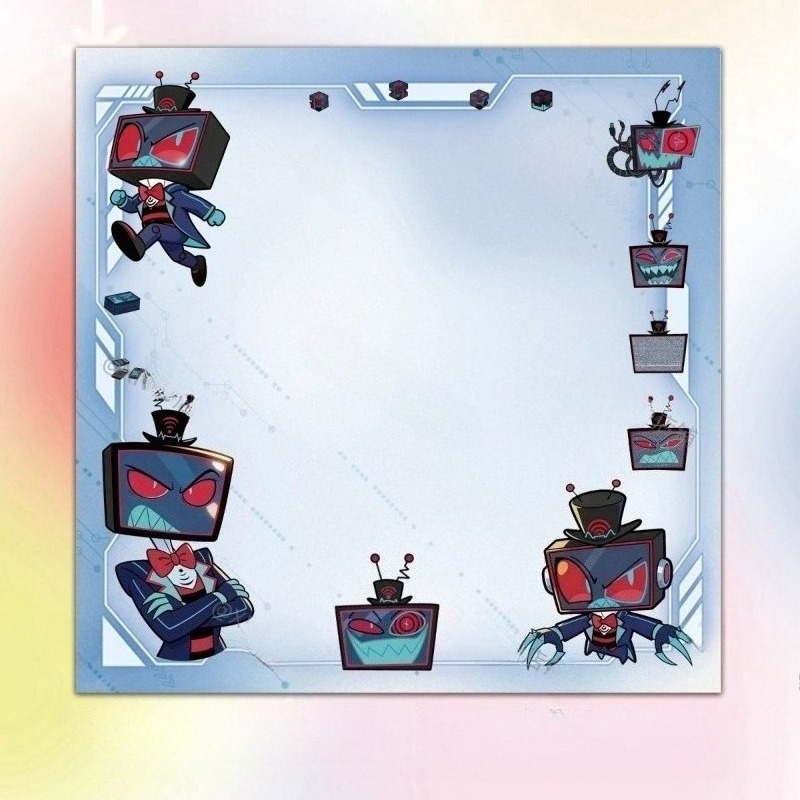 4Pcs Hazbin Hotel Zestial & Al - Stationery Warehouse ulasan dan harga