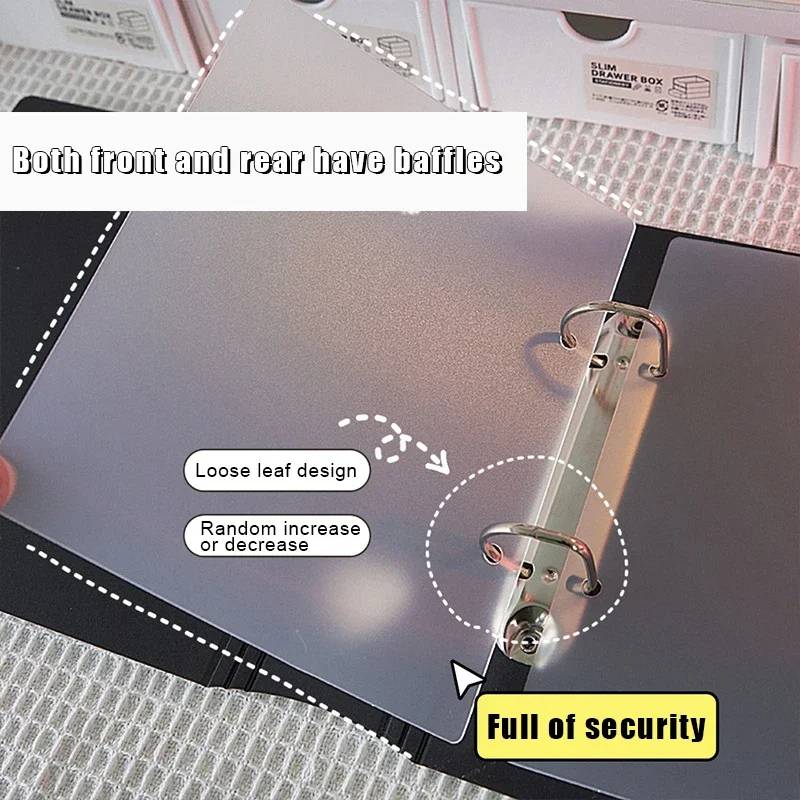 Kawaii A4/A5 Binder Photocard  - Binding Comb Plastic ulasan dan harga