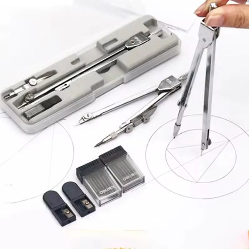 Stainless Steel Multifunctiona - Compass Geometry Set ulasan dan harga
