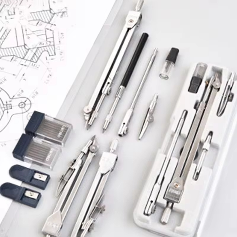 Stainless Steel Multifunctiona - Compass Geometry Set ulasan dan harga