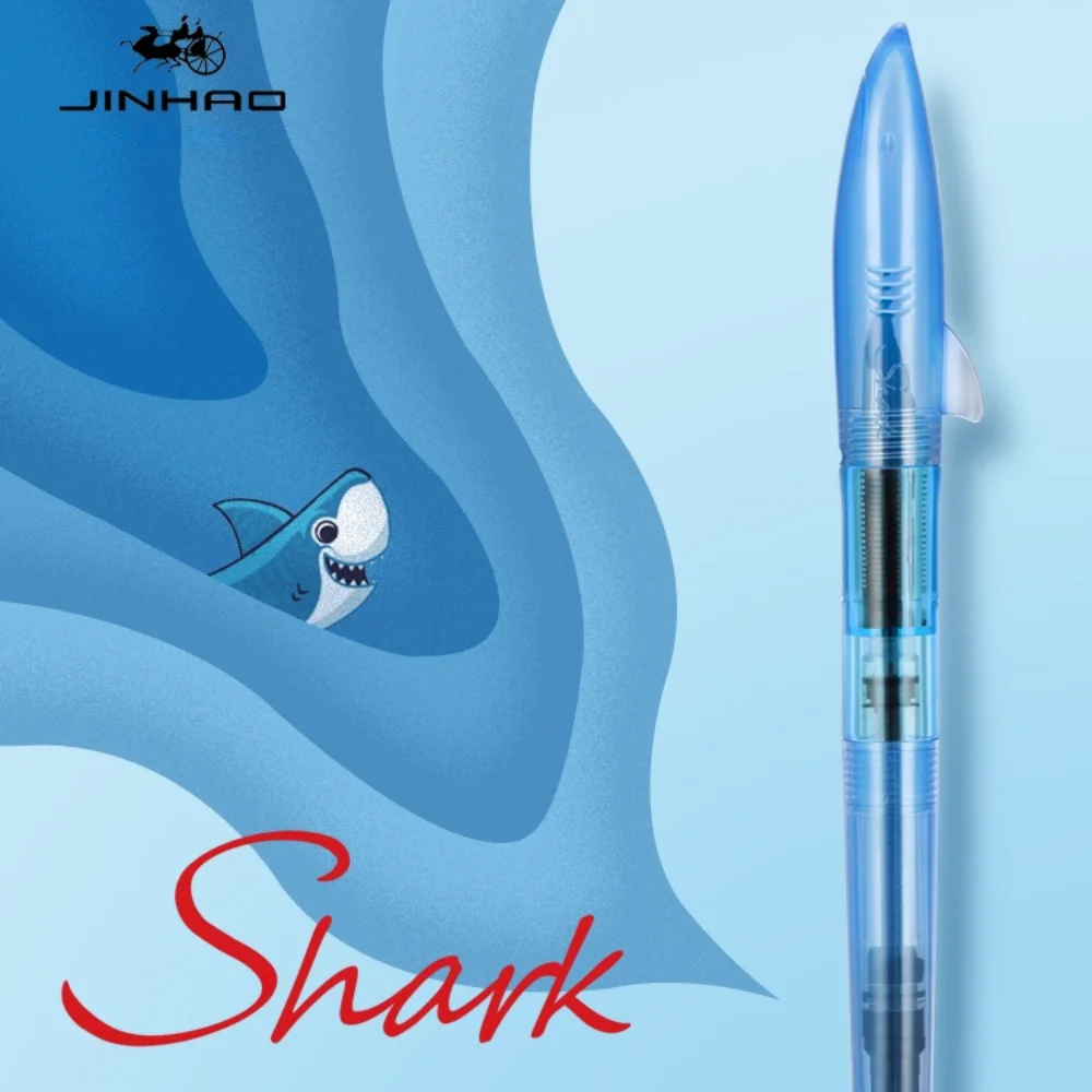 Jinhao Cute Shark Fountain Pen - Stationery Supplies Business ulasan dan harga