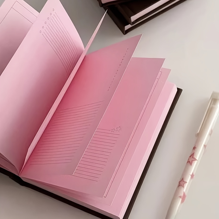Kawaii Pink A6 Notebook Strawb - Graph Paper Pad ulasan dan harga
