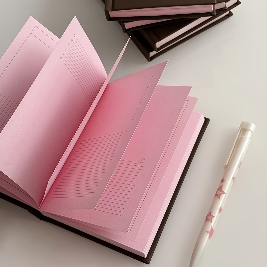 Kawaii Pink A6 Notebook Strawb - Graph Paper Pad ulasan dan harga