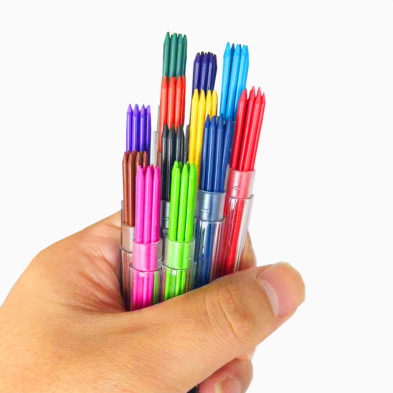 12 Colors 2.0mm HB Replaceable - Mechanical Pencil Lead ulasan dan harga