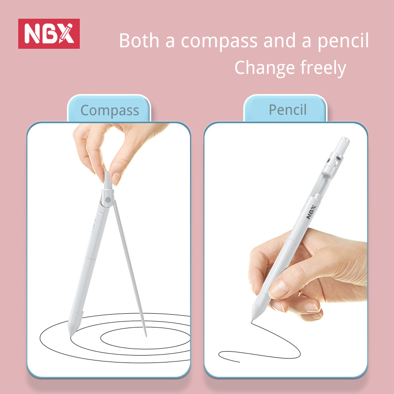 NBX Compass Pencil School Draw - Compass Geometry Set ulasan dan harga