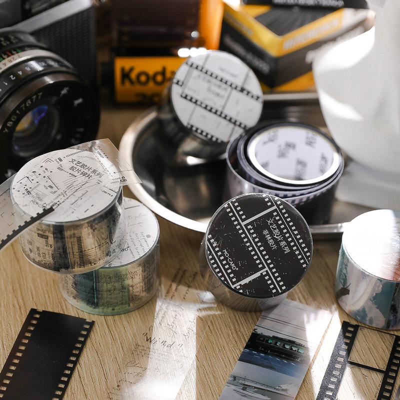 1 Roll 2.5x200cm Film Themed P - Washi Tape Set ulasan dan harga