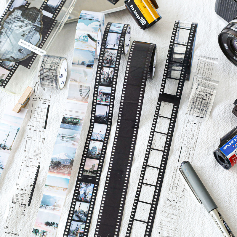 1 Roll 2.5x200cm Film Themed P - Washi Tape Set ulasan dan harga