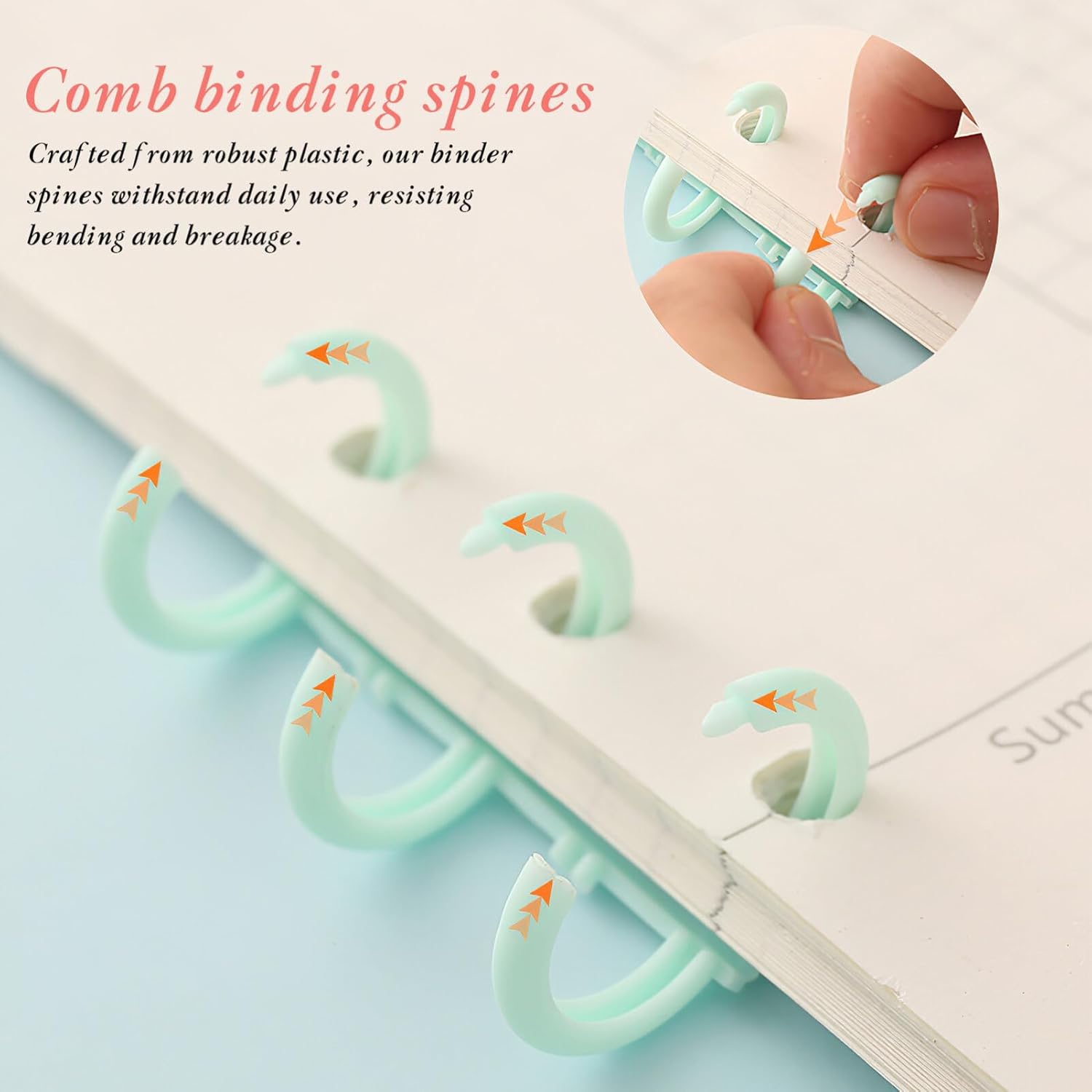 5/10Pcs Comb Binding Spines 30 - Binding Comb Plastic ulasan dan harga